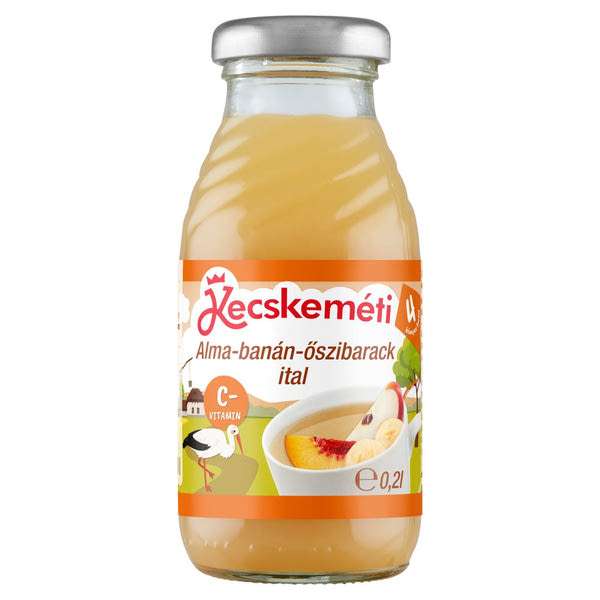 Kecskeméti alma - banán - őszibarack ital 4 hónapos kortól - 200 ml