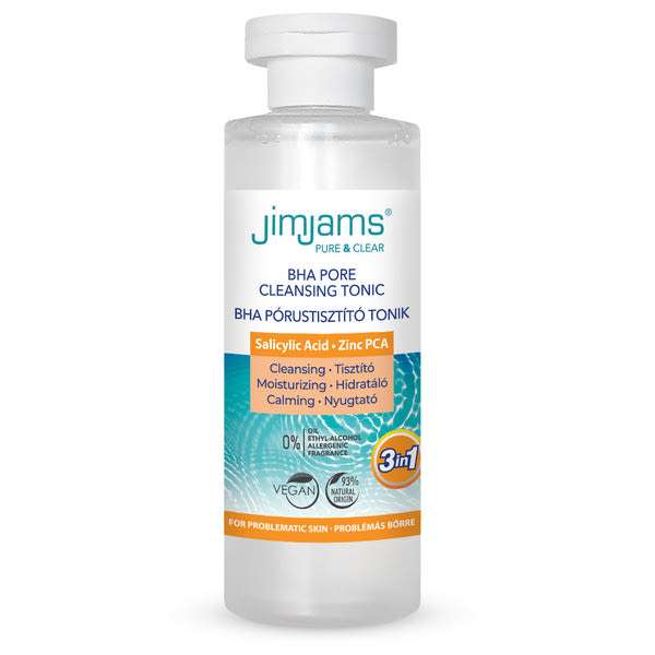 JimJams Pure & Clear BHA pórustisztító tonik - 200 ml