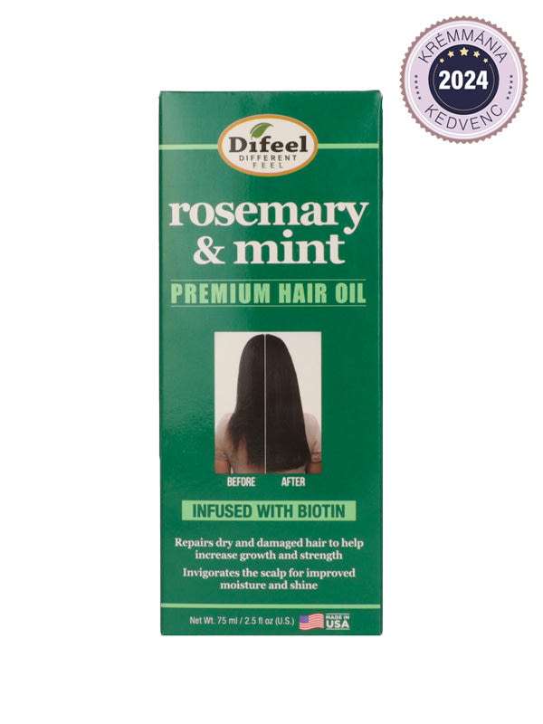 Difeel Rosemary&Mint Strenghtening haj olaj - 75 ml