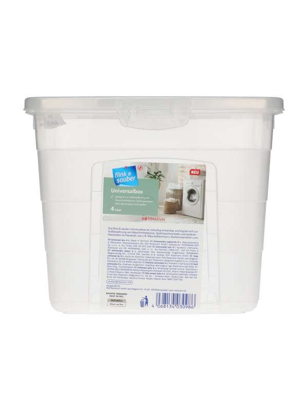 Flink&Sauber mosószer tárolódoboz 4 literes - 1 db