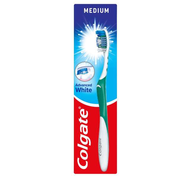 Colgate Advanced White közepes fogkefe - 1 db
