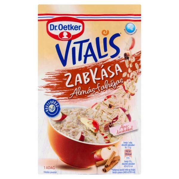 Dr. Oetker Vitalis almás-fahéjas zabkása alappor - 48 g