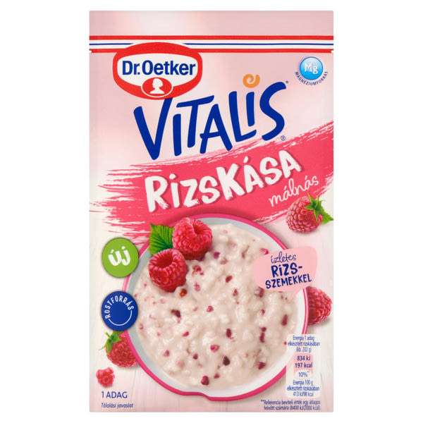 Dr. Oetker Vitalis málnás rizskésa alappor - 52 g
