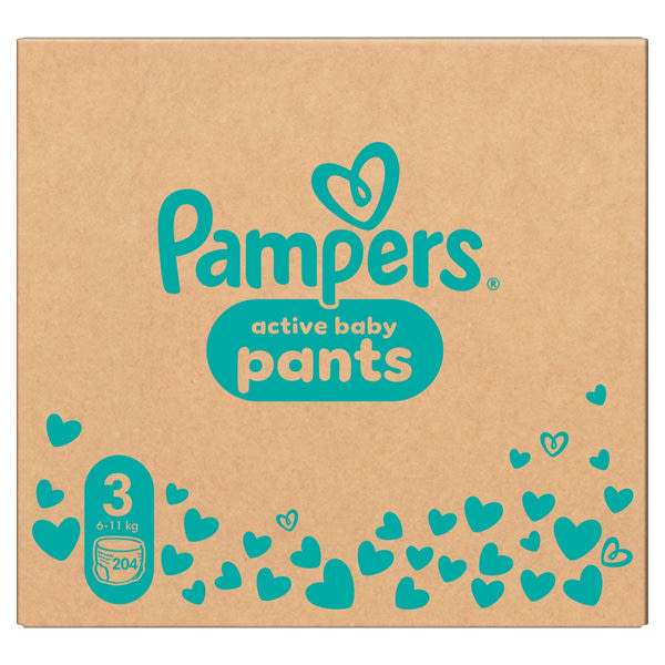 Pampers Pants bugyipelenka, 3-as méret 6kg - 11kg - 204 db