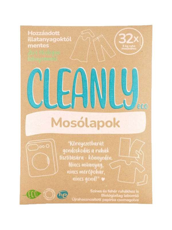 Cleanly Eco mosólap - 32 db