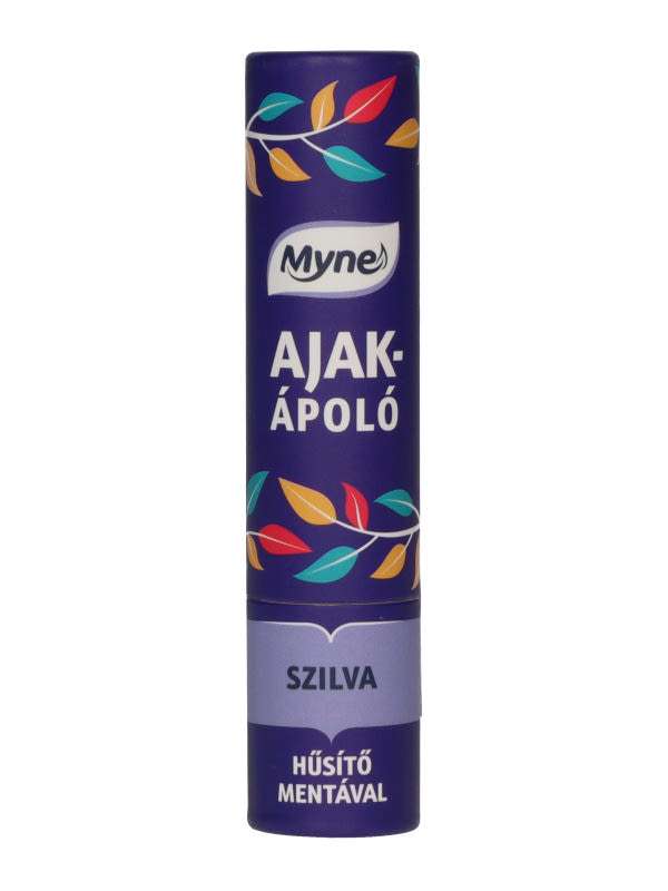 Myne ajakápoló menta illattal szilva színben - 7 g