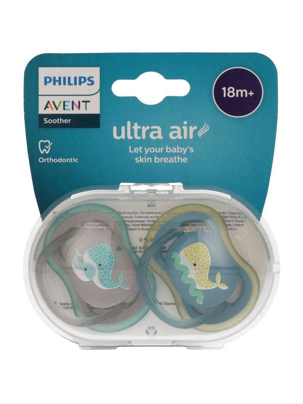 Philips Avent Ultra Air játszócumi 18 hónapos kortól - 2 db