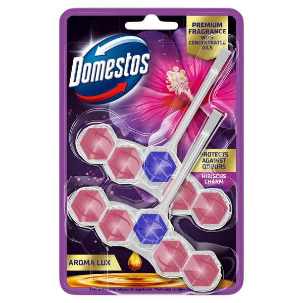 Domestos Aroma Lux Hibiscus Charm WC illatosító 2x50 g - 100 g