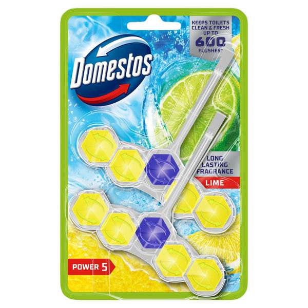 Domestos Power 5 Lime WC illatosító 2x50 g - 100 g