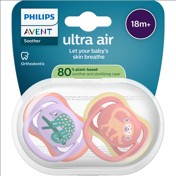 Philips Avent Ultra Air játszócumi 18 hónapos kortól - 2 db