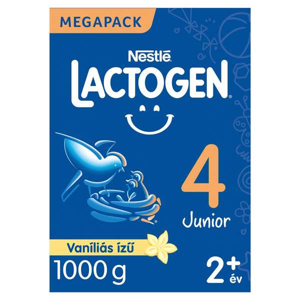 Lactogen 4 Junior vaníliás ízű tejalapú italpor 2 éves kortól 2x500 g - 1000 g