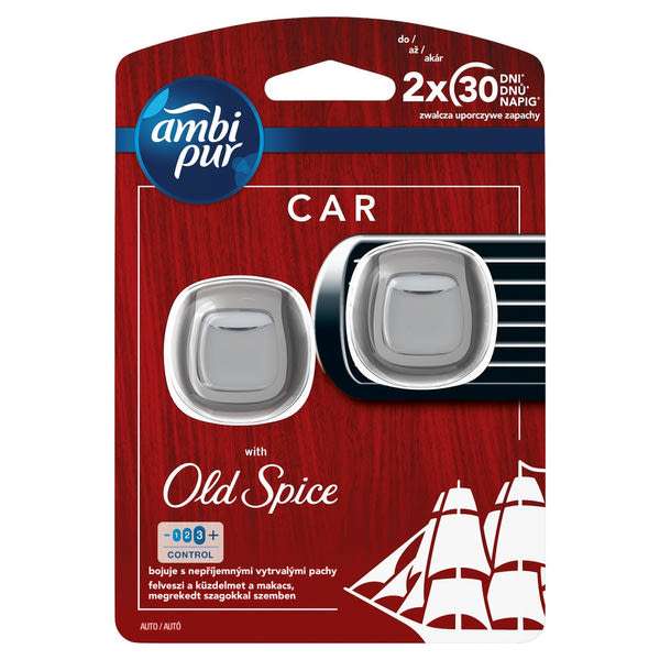Ambi Pur Old Spice autóillatosító - 2 db