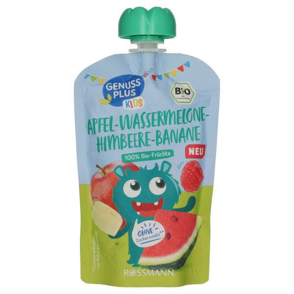 Genuss Plus Kids Bio gyümölcskészítmény görögdinnyelével - 1 éves kortól - 100 g