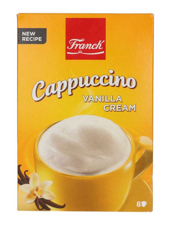 Frank cappuccino por vanília izű - 112 g