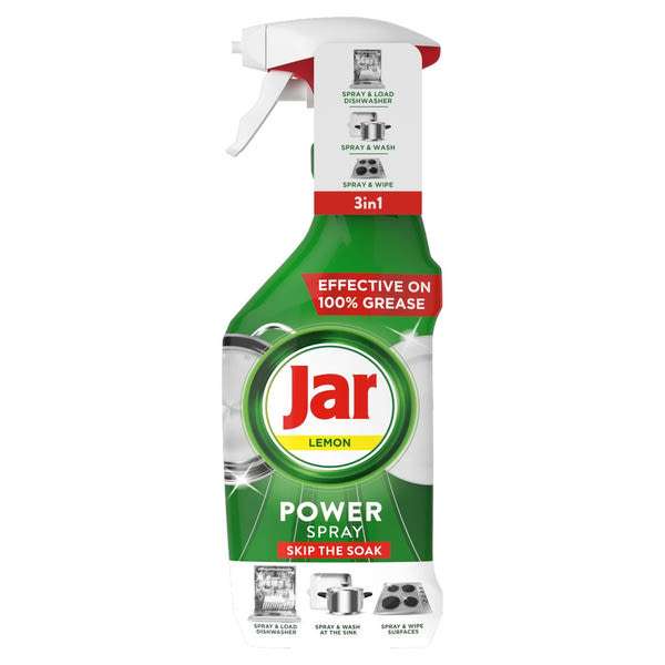 Jar Power Spray kézi mosogatószer citrom illattal - 500 ml