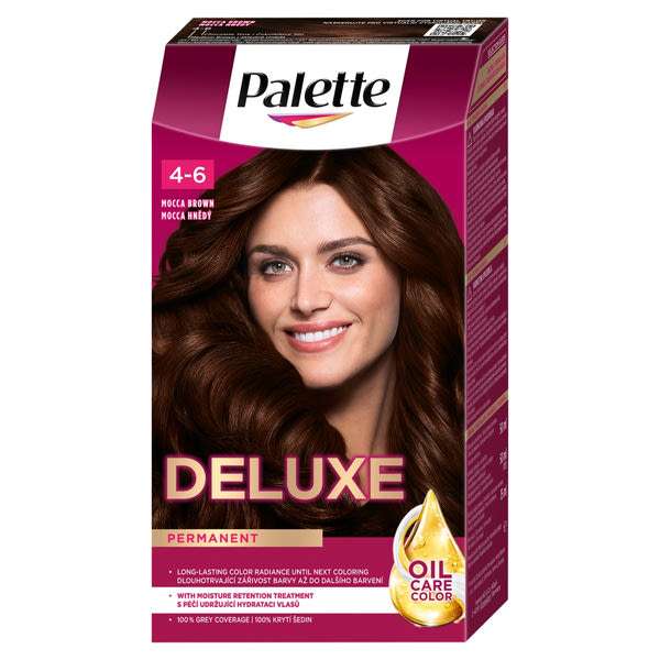 Schwarzkopf Palette Deluxe hajfesték /4-6 mokka barna - 1 db