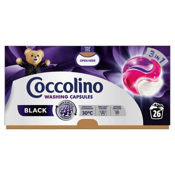 Coccolino Black 3in1 mosókapszula 26 mosás - 26 db