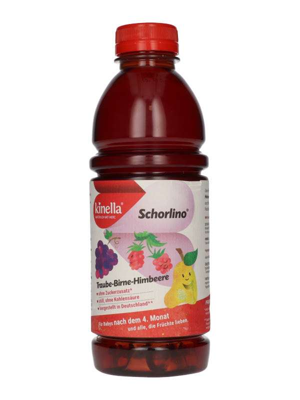 Kinella Schorlino szőlő, körte, málna gyümölcslé 4 hónapos kortól - 700 ml