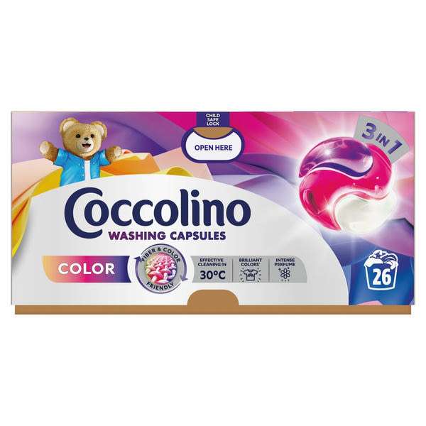 Coccolino Color 3in1 mosókapszula 26 mosás - 26 db