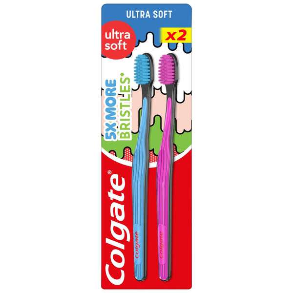Colgate Ultra Soft lágy fogkefe - 2 db