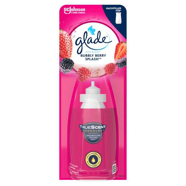 Glade Sense & Spray Bubbly Berry Splash automata légfrissítő utántöltő - 18 ml