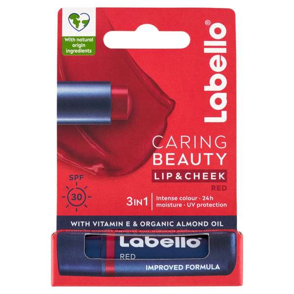 Labello Caring Beauty Red ajakápoló - 4,8 g