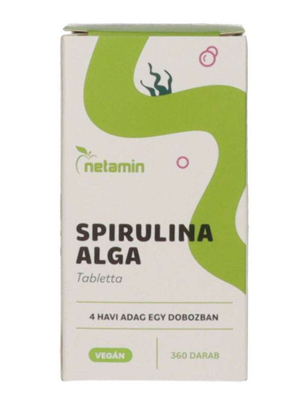 Netamin Spirulina alga tabeltta - 360 db