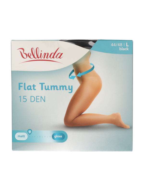 Bellinda Flat Tummy harisnya 15 DEN /fekete L - 1 db