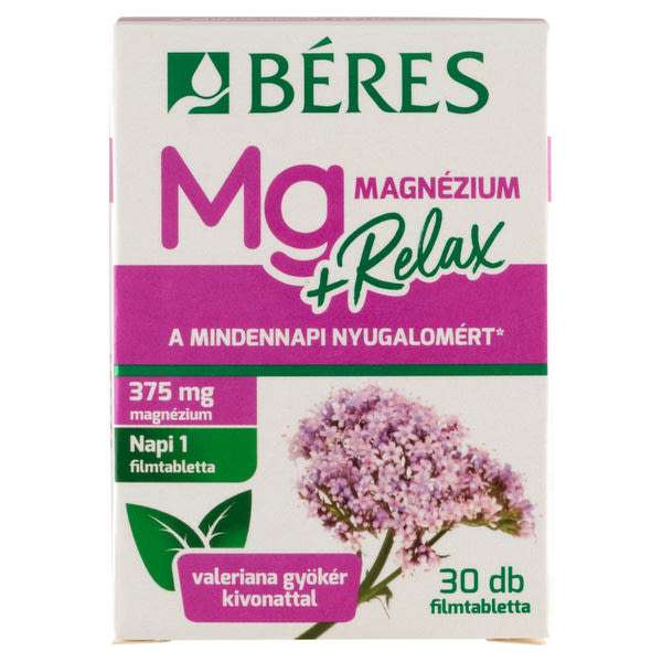 Béres Magnézium+Relax filmtabletta - 30 db