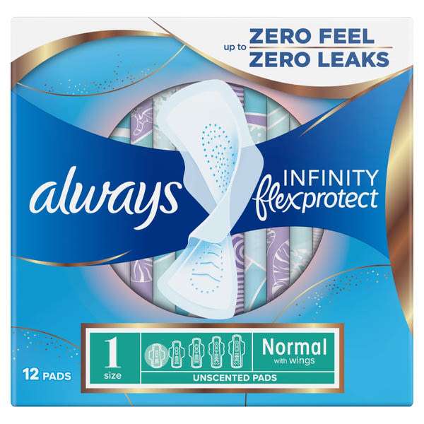 Always Infinity FlexProtect Normal egészségügyi betét - 12 db