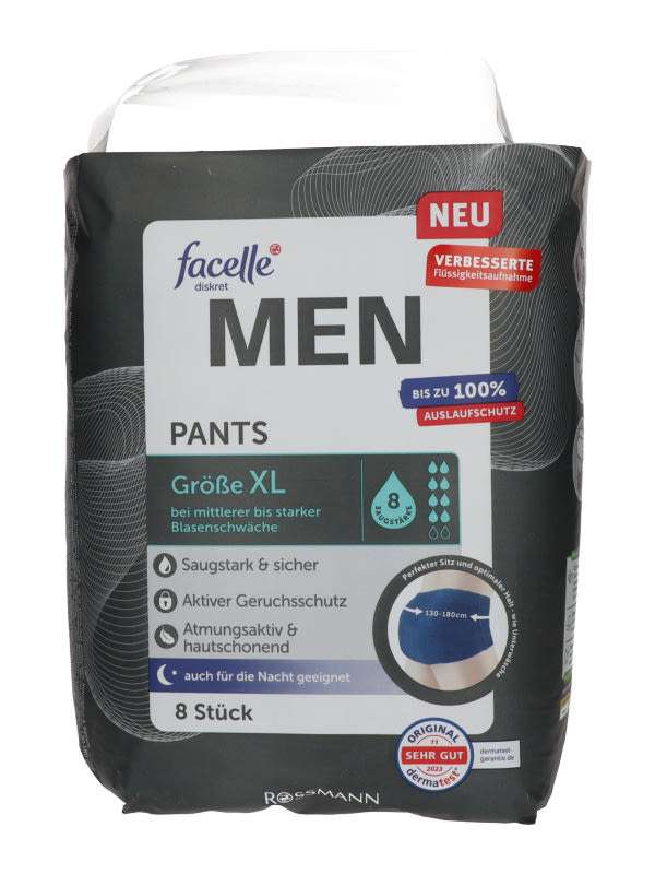 Facelle Diskret Men férfi női inkontinencia-alsónadrág - 8 db