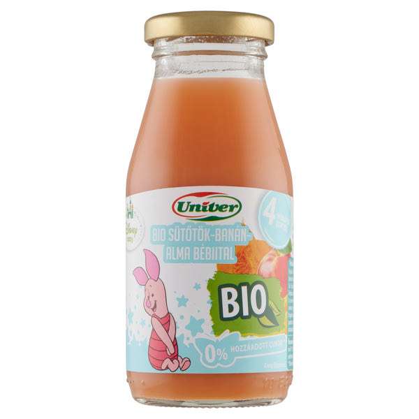 Univer Disney Baby bio sütőtök-banán-alma bébiital 4 hónapos kortól - 200 ml