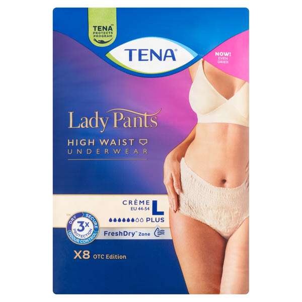 Tena Lady Pants Crème eldobható női inkontinencia-fehérnemű L - 8 db