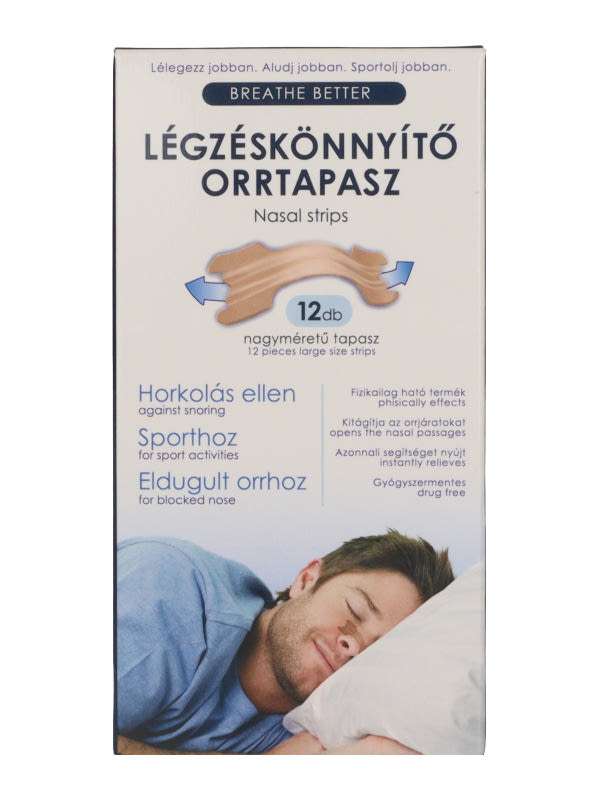 Malena légzéskönnyítő orrtapasz - 12 db