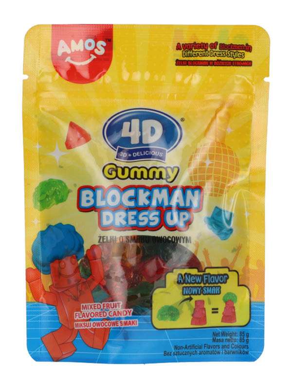 Amos 4D gumicukor - 85 g