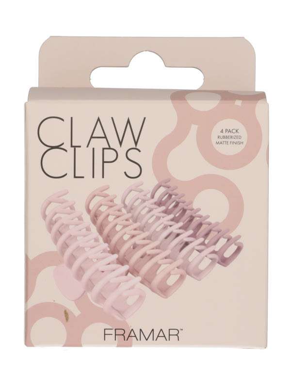 Framar Claw Clips hajcsatt /blush - 4 db