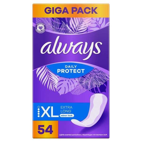 Always Daily Protect Long tisztasági betét - 54 db