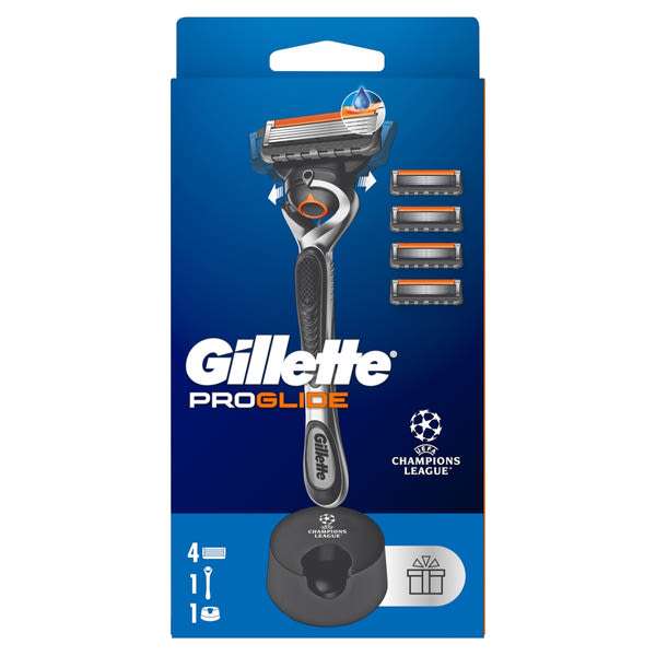 Gillette ProGlide férfi borotvanyél + 4 borotvabetét + állvány - 1 db