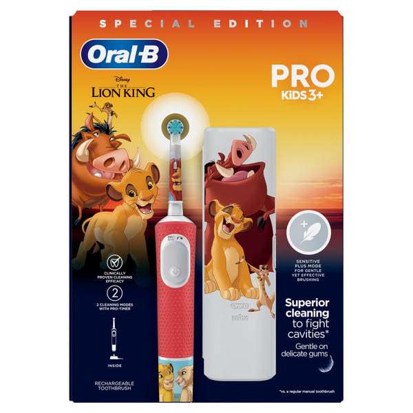 Oral-B Kids Lion King elektromos fogkefe + utazótok - 1 db