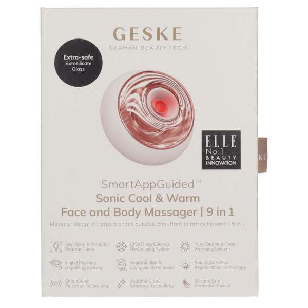 Geske Cool & Warm 9in1 szonikus test- és arcmasszírozó - 1 db