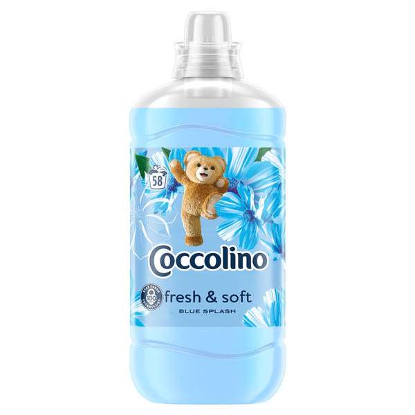 Coccolino Fresh & Soft Blue Splash öblítőkoncentrátum 58 mosás - 1450 ml