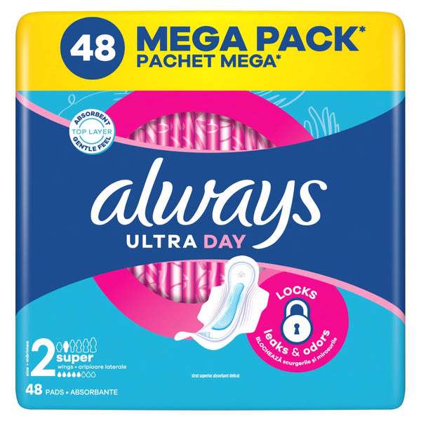 Always Ultra Super Mega Pack egészségügyi betét -  48 db