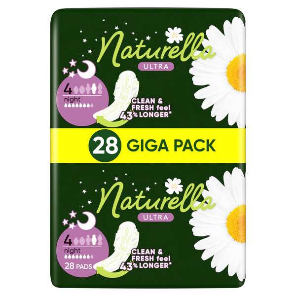 Naturella Ultra Night egészségügyi betét - 28 db