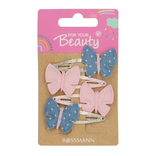 For Your Beauty pillangó hajcsat /148 Manya - 4 db