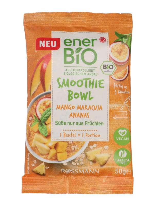 Ener-bio zabkása alap mangóval, maracujával és ananásszal - 50 g