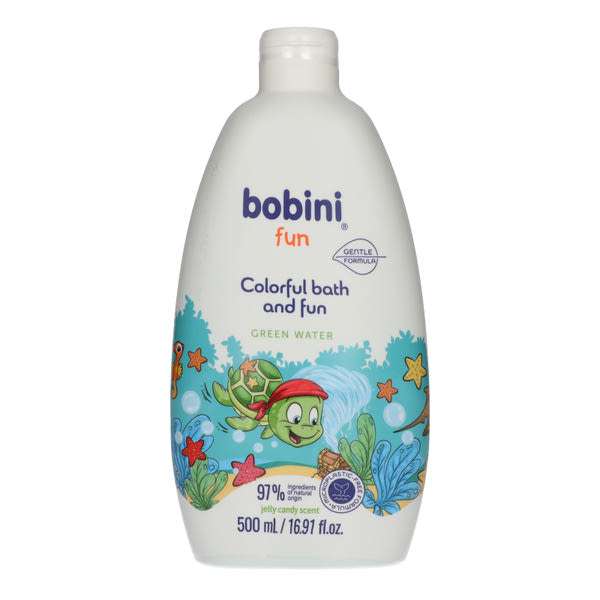Bobini Fun színes habfürdő /zöld - 500 ml