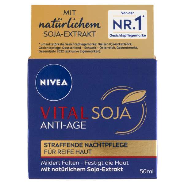Nivea Vital Soja ránctalanító éjszakai arckrém - 50 ml