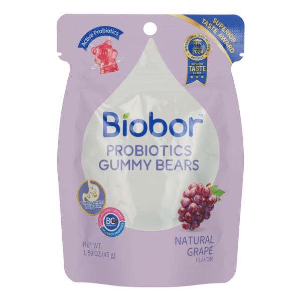 Biobor probiotikus gumicukor szőlő izű - 45 g