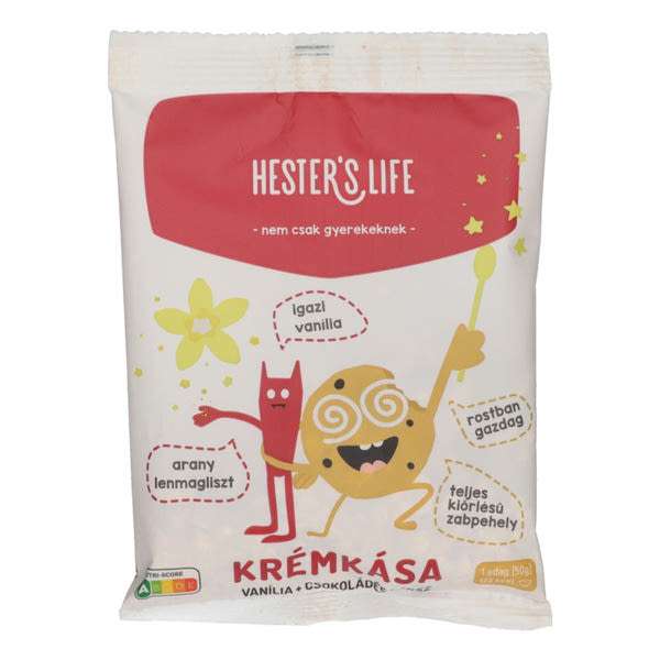 Hesters Life vaníliás-csokoládés kekszes zabkása - 50 g