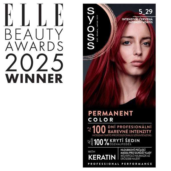 Syoss Color tartós hajfesték /5-29 intenzív vörös - 1 db